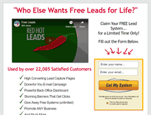 Tablet Screenshot of leadslane.com
